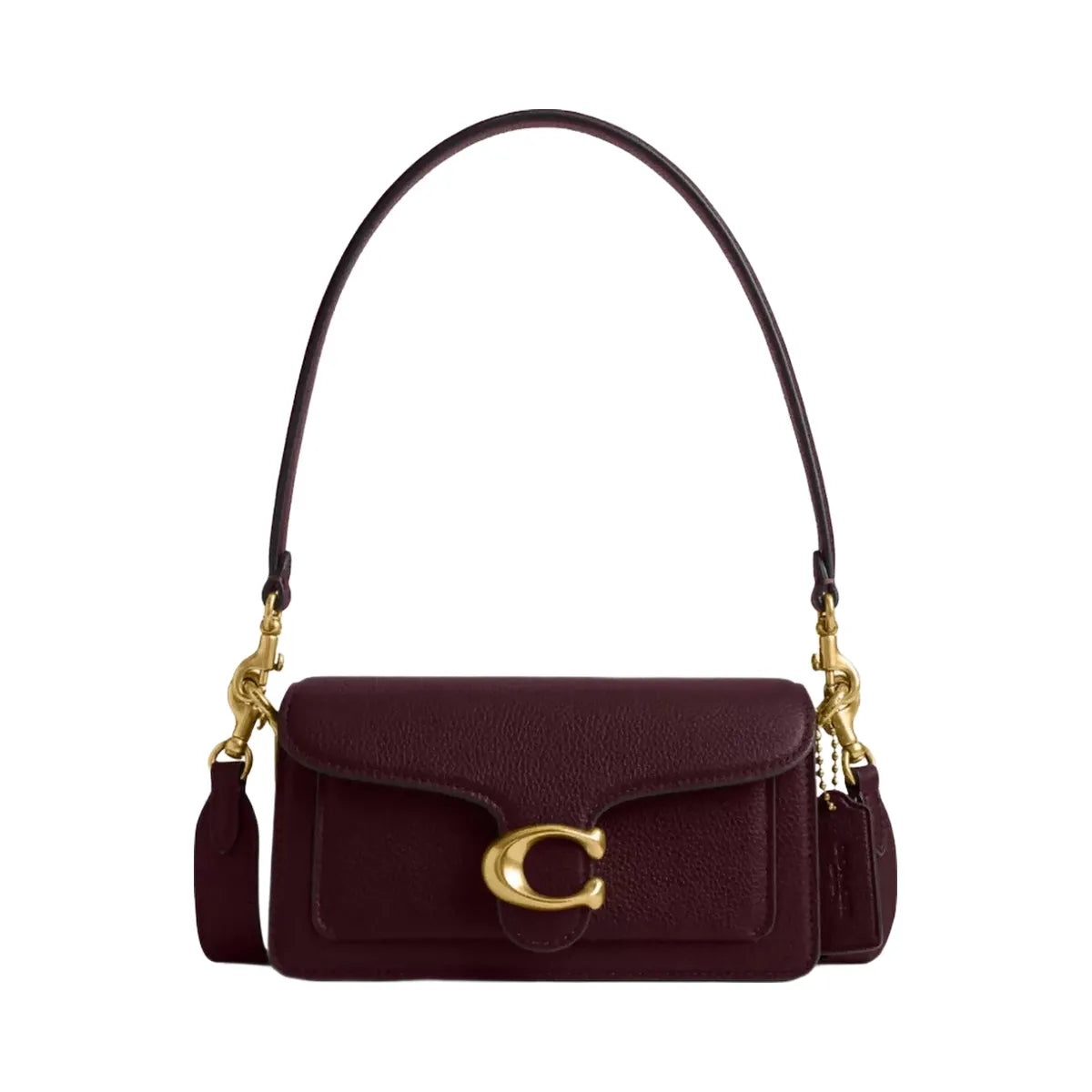 Coach Tabby Shoulder Bag 20 in Brass Merlot
