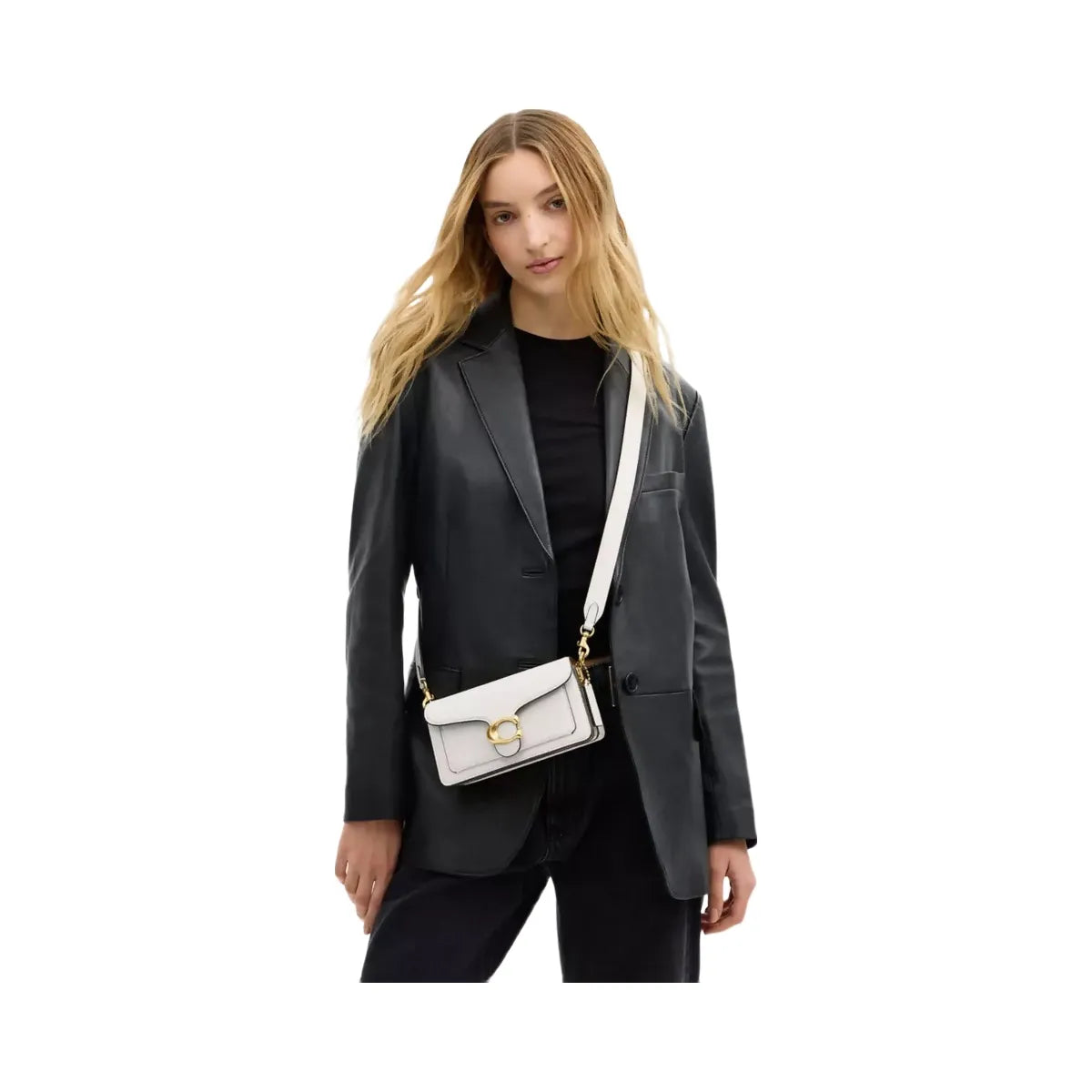 Coach Tabby Shoulder Bag 20 in Brass Chalk