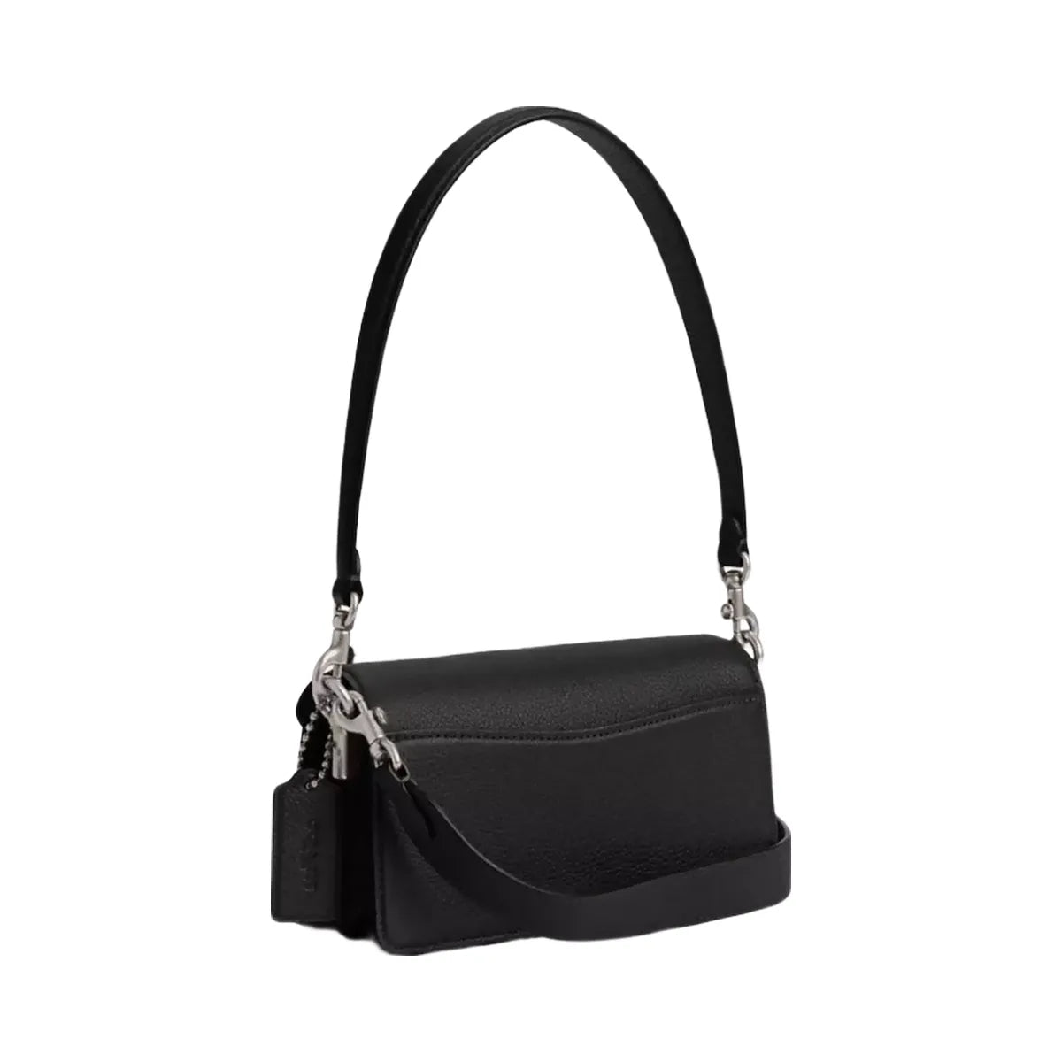 Coach Tabby Shoulder Bag 20 in Silver Black