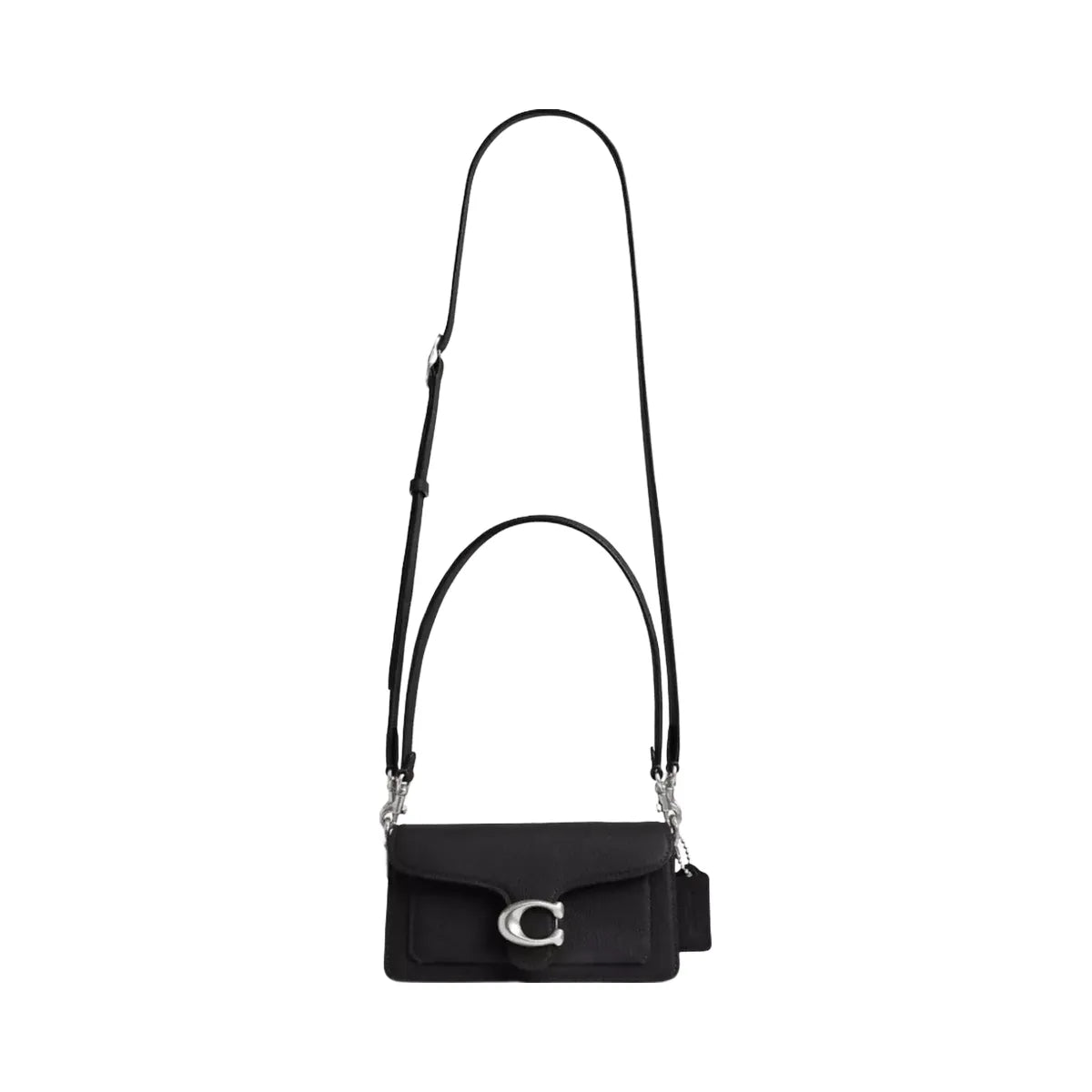 Coach Tabby Shoulder Bag 20 in Silver Black