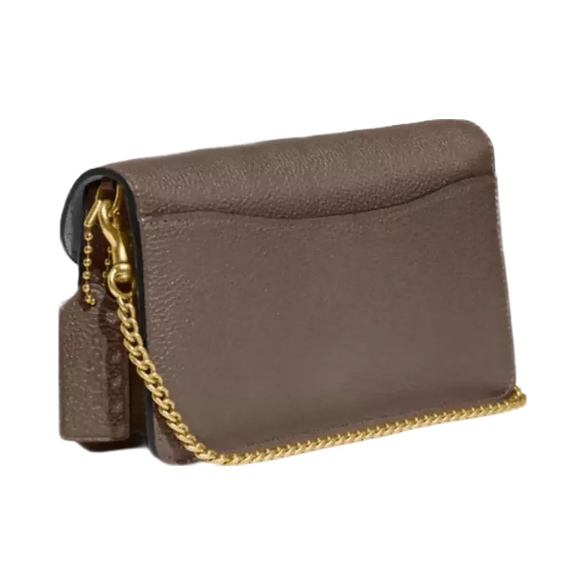 Coach Tabby Chain Clutch in Brass Dark Stone