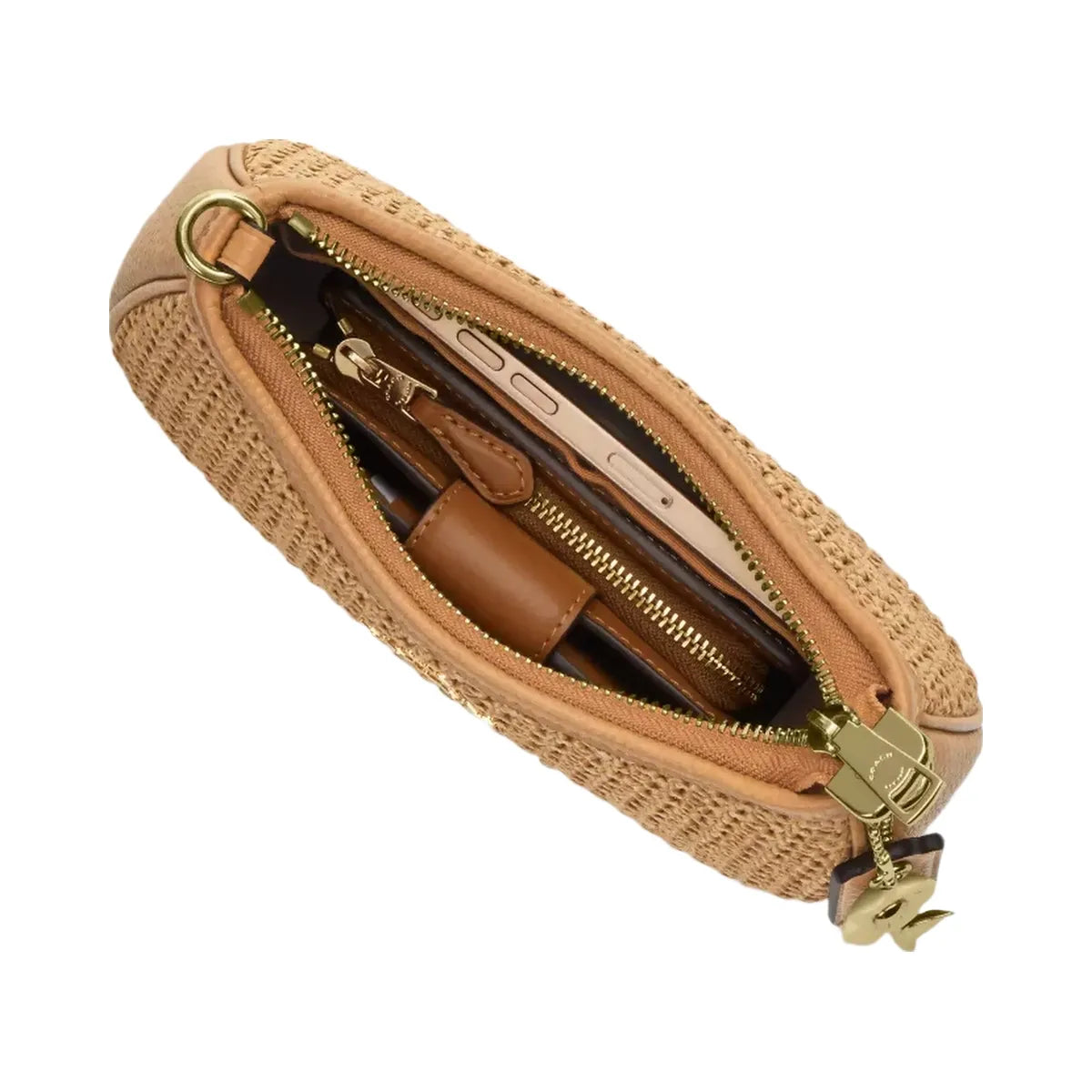 Coach Teri Mini Crossbody Bag in Gold Toast