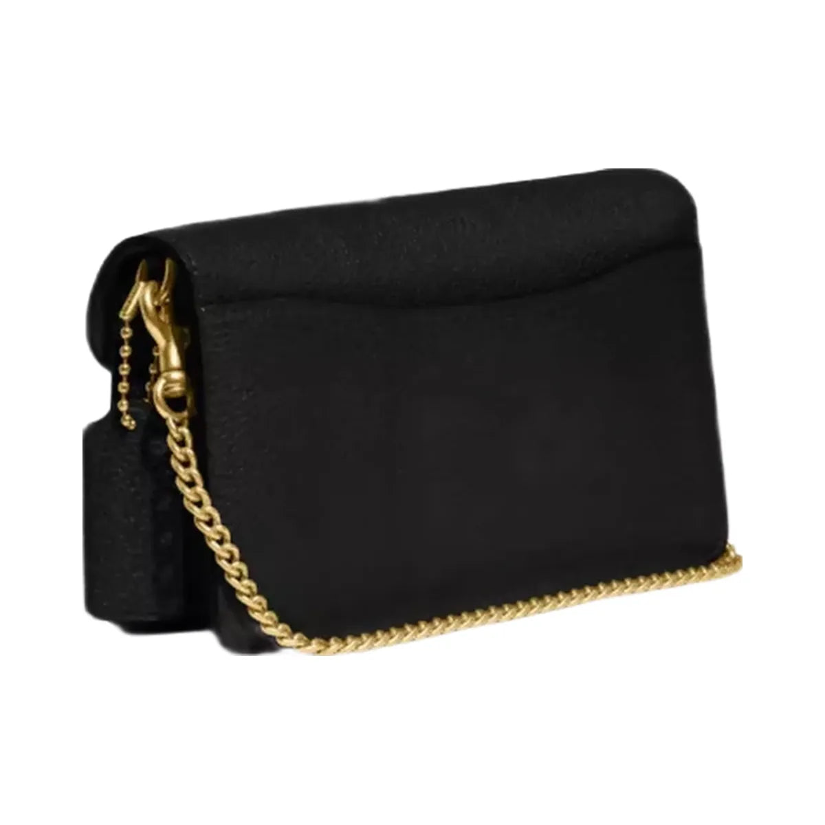 Coach Tabby Chain Clutch in Brass Black