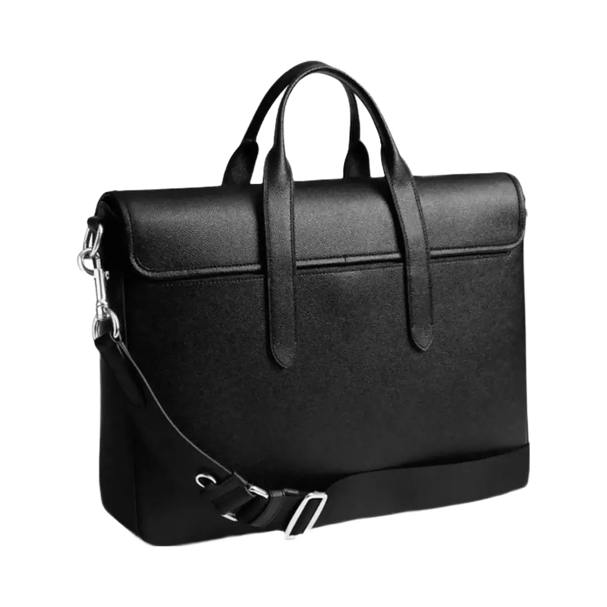 Coach Sullivan Portfolio Brief in Silver Black