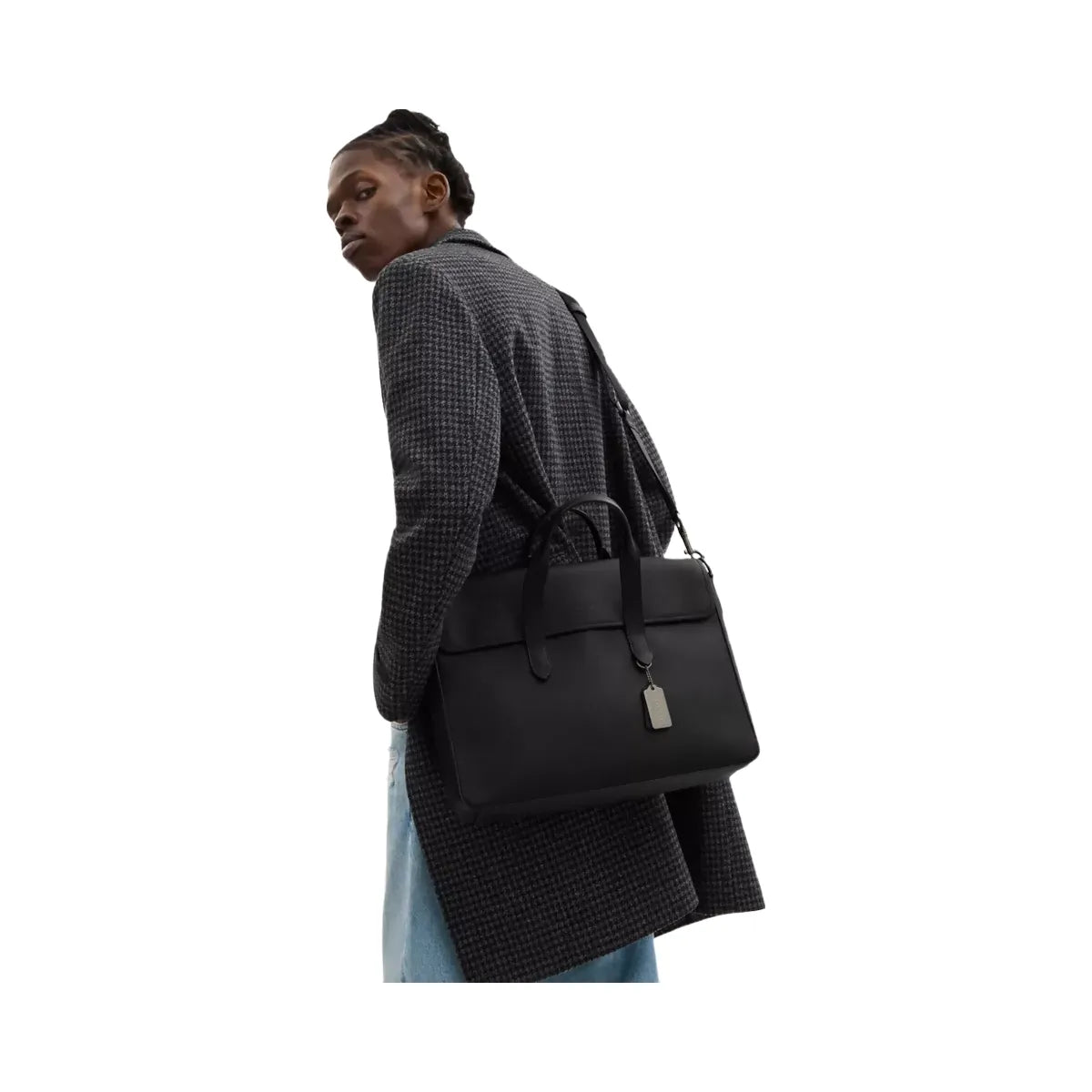 Coach Sullivan Portfolio Brief in Gunmetal Black