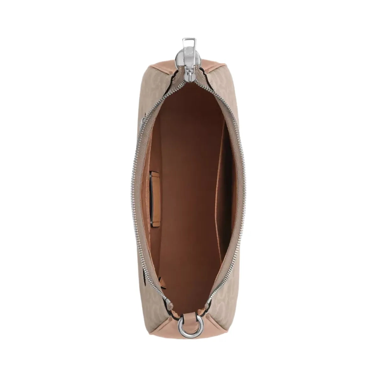 Coach Teri Hobo Bag In Signature Canvas in Silver Sand Taupe
