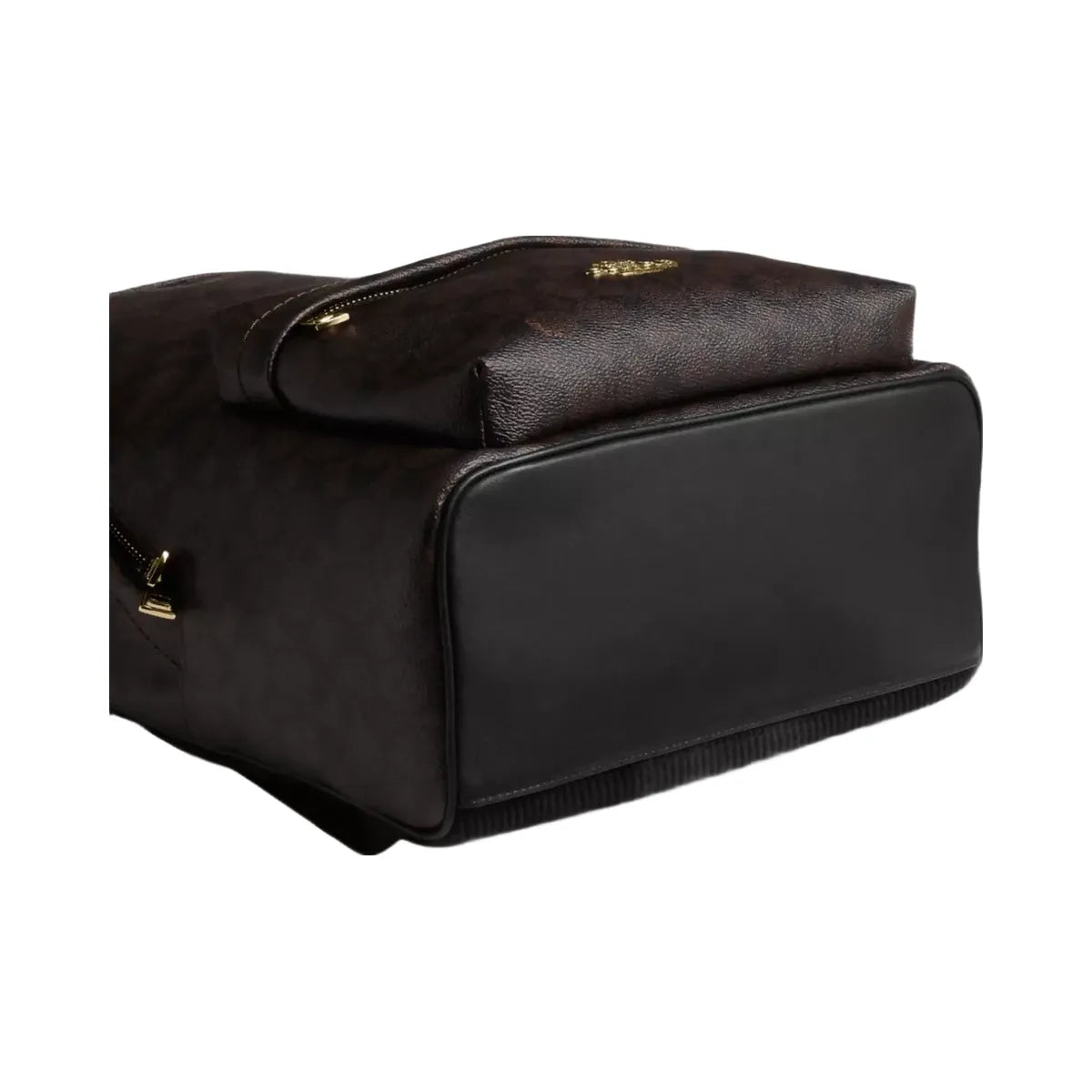 Coach Taylor Small Backpack In Signature Canvas in Gold Walnut Black