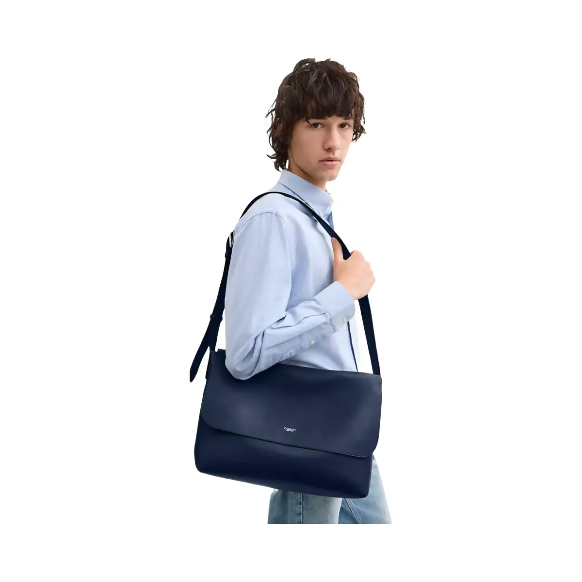 Coach Ludlow Messenger Bag in Navy
