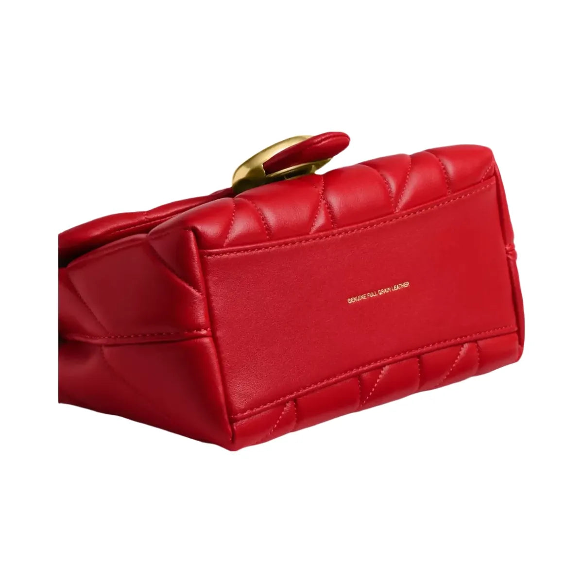 Coach Tabby Top Handle Bag With Quilting in Brass Candy Apple
