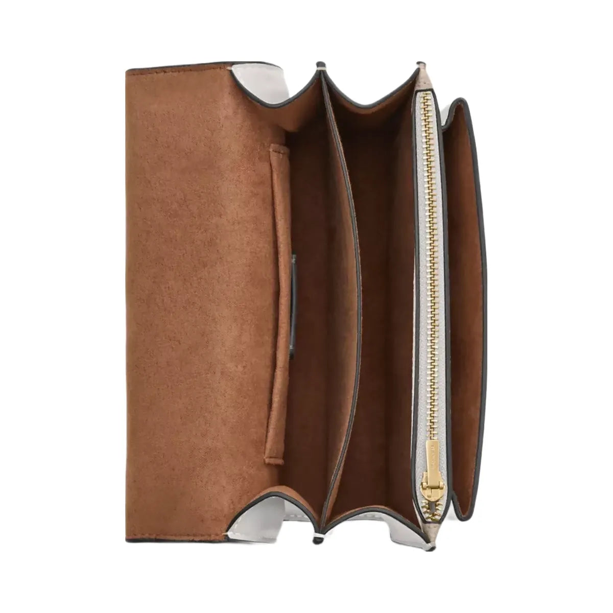 Coach Mini Klare Crossbody Bag In Signature Canvas in Gold Sand Chalk
