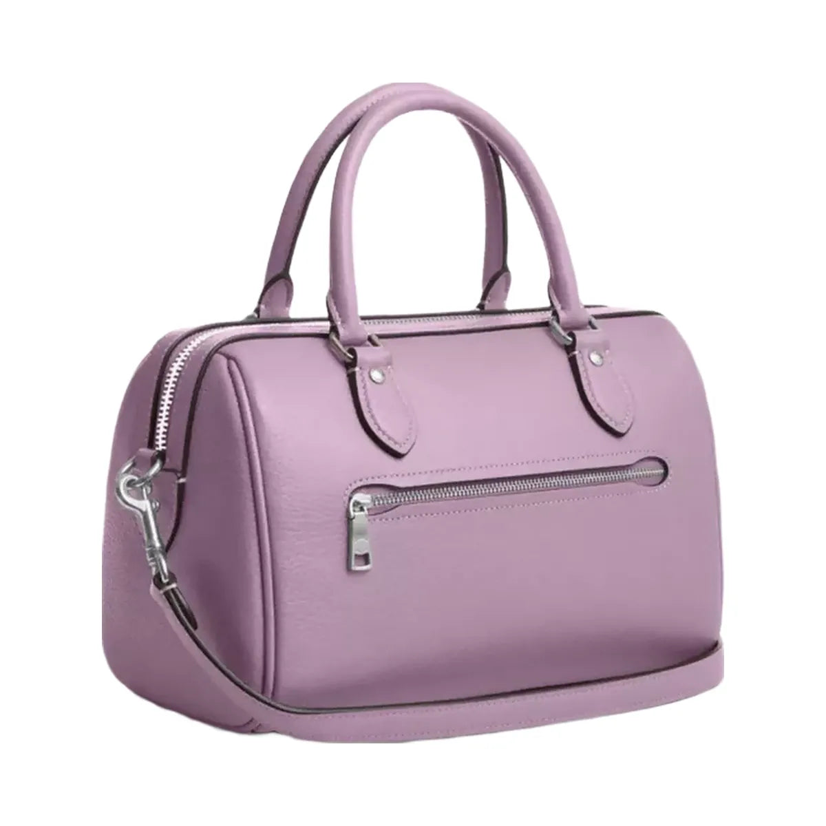Coach Rowan Satchel Bag in Silver Jasmine