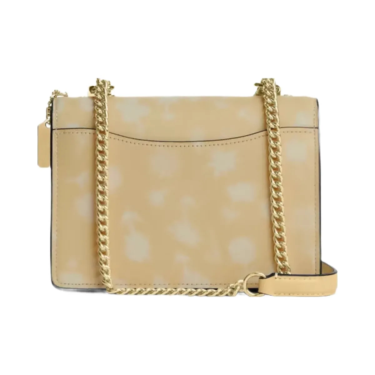 Coach Mini Klare Crossbody Bag With Floral Print in Gold Washed Yellow