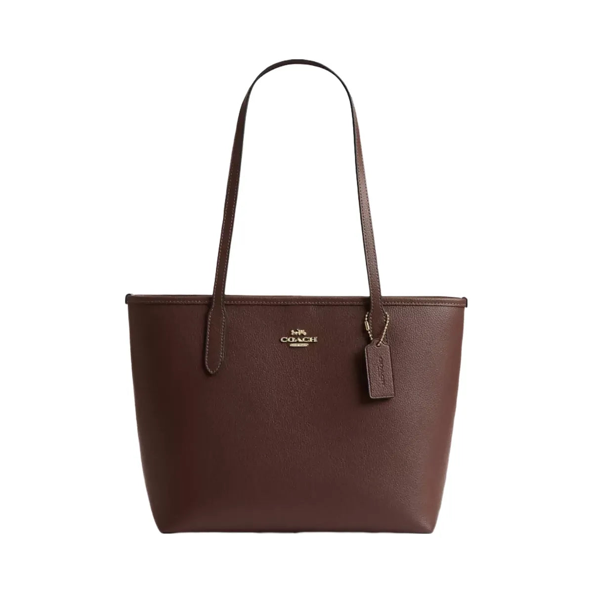 Coach Medium City Tote Bag in Gold Maple