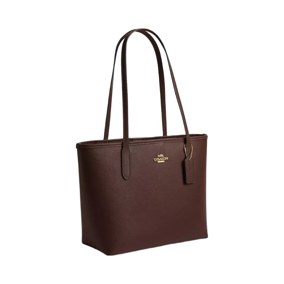 Coach Medium City Tote Bag in Gold Maple