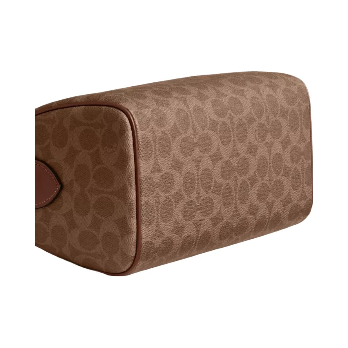 Coach Rowan Satchel Bag In Signature Canvas in Gold Tan Brown