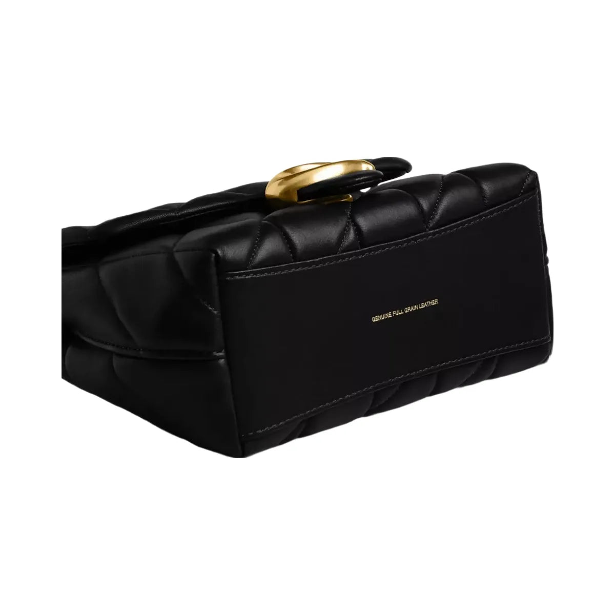 Coach Tabby Top Handle Bag With Quilting in Brass Black