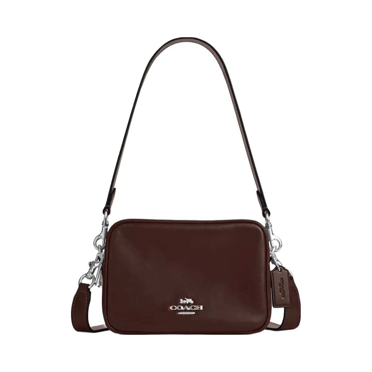Coach Mini Carey Crossbody Bag in Silver Maple