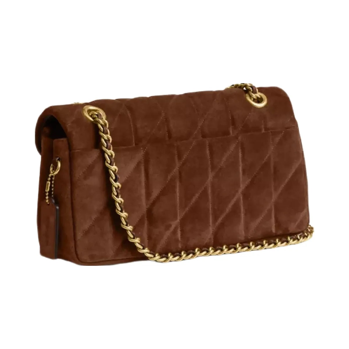 Coach Tabby Shoulder Bag 26 With Quilting in Brass Warm Brown