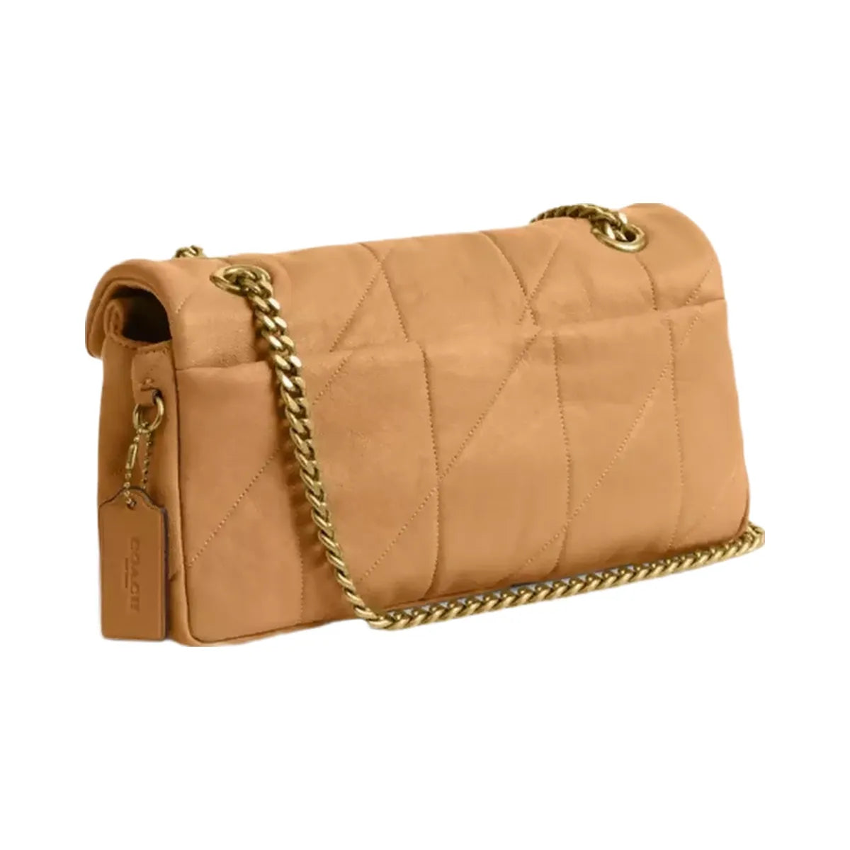 Coach Tabby Shoulder Bag 26 With Quilting in Brass Biscuit