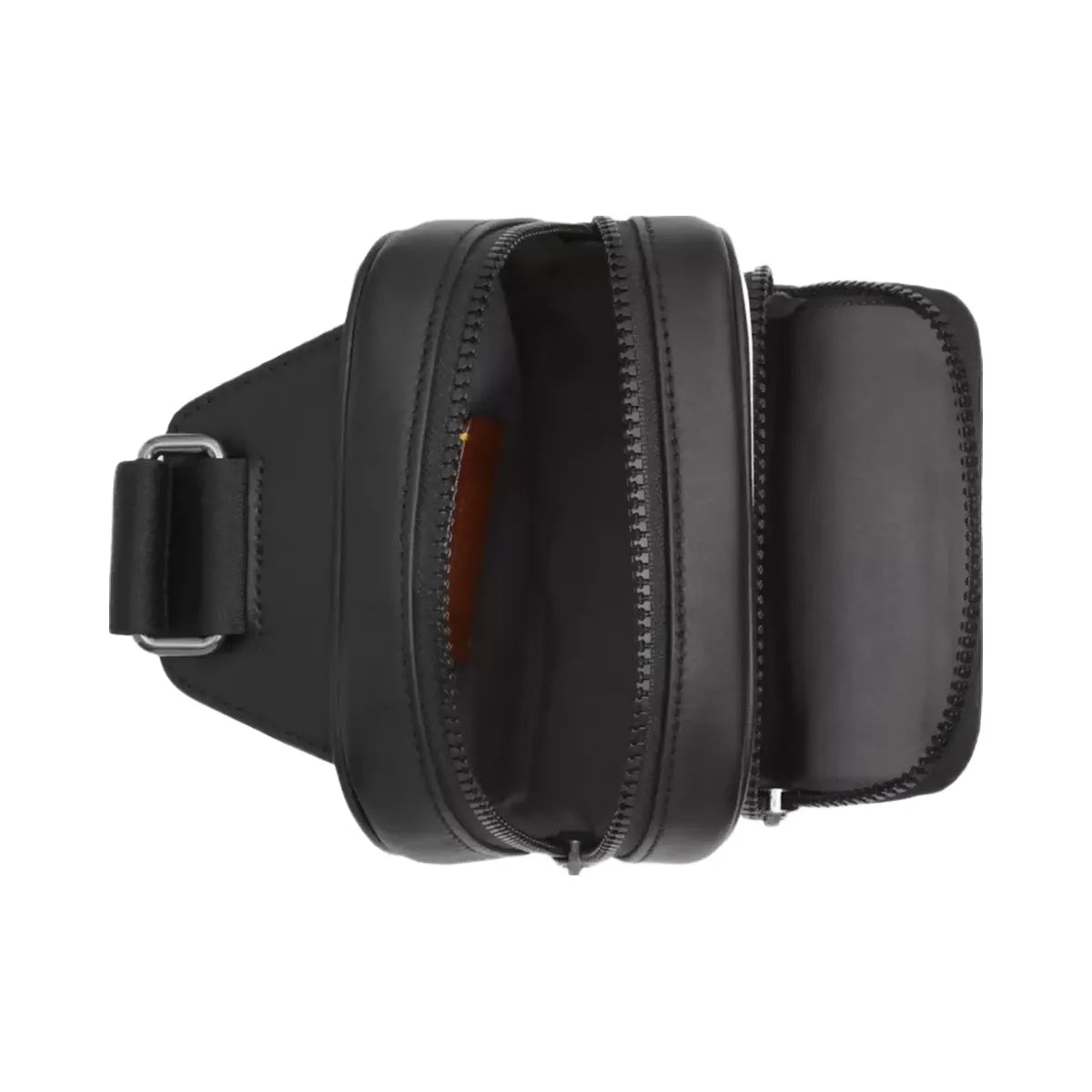 Coach Racer Sling Pack In Signature Canvas in Gunmetal Chalk Black