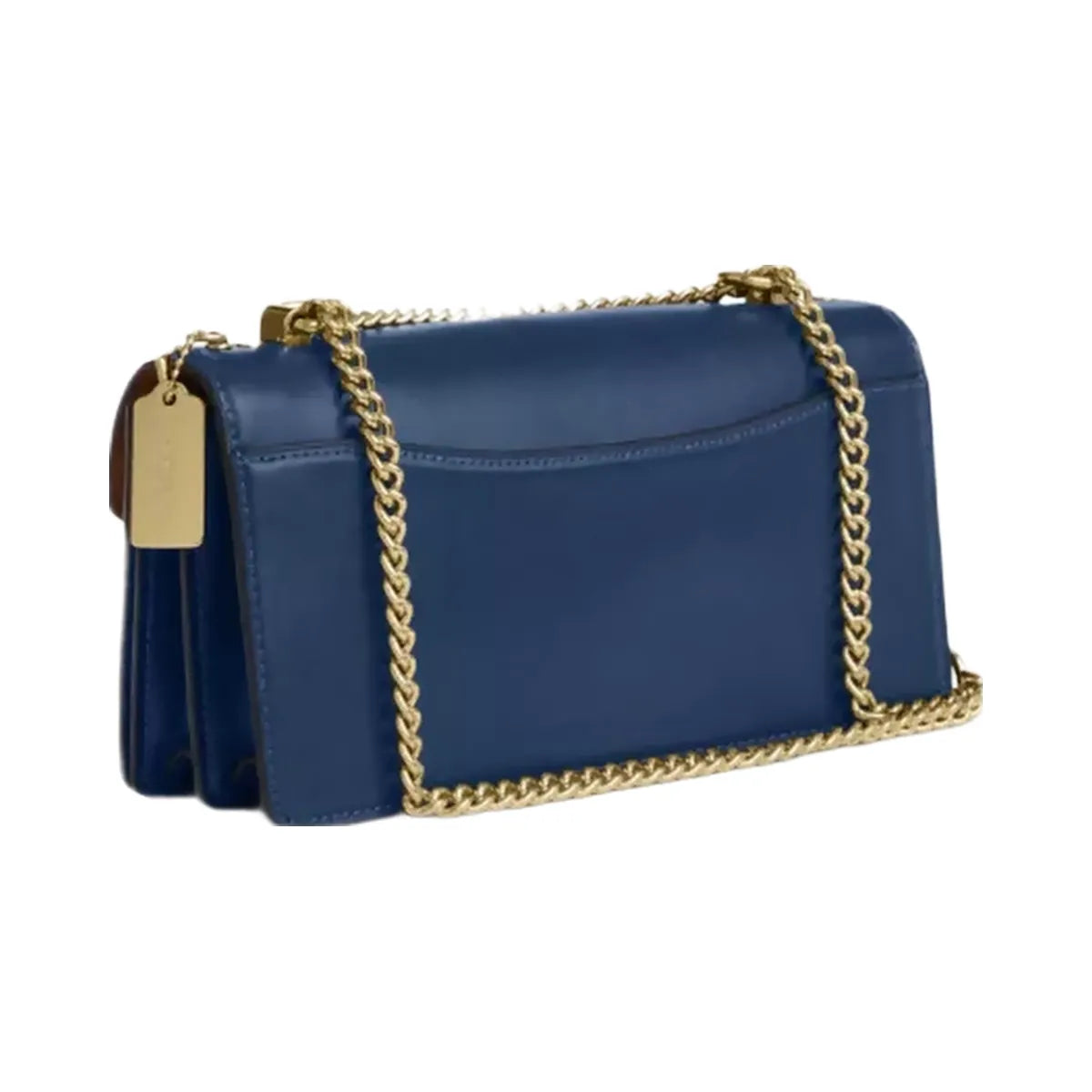 Coach Klare Envelope Crossbody Bag in Gold Deep Blue