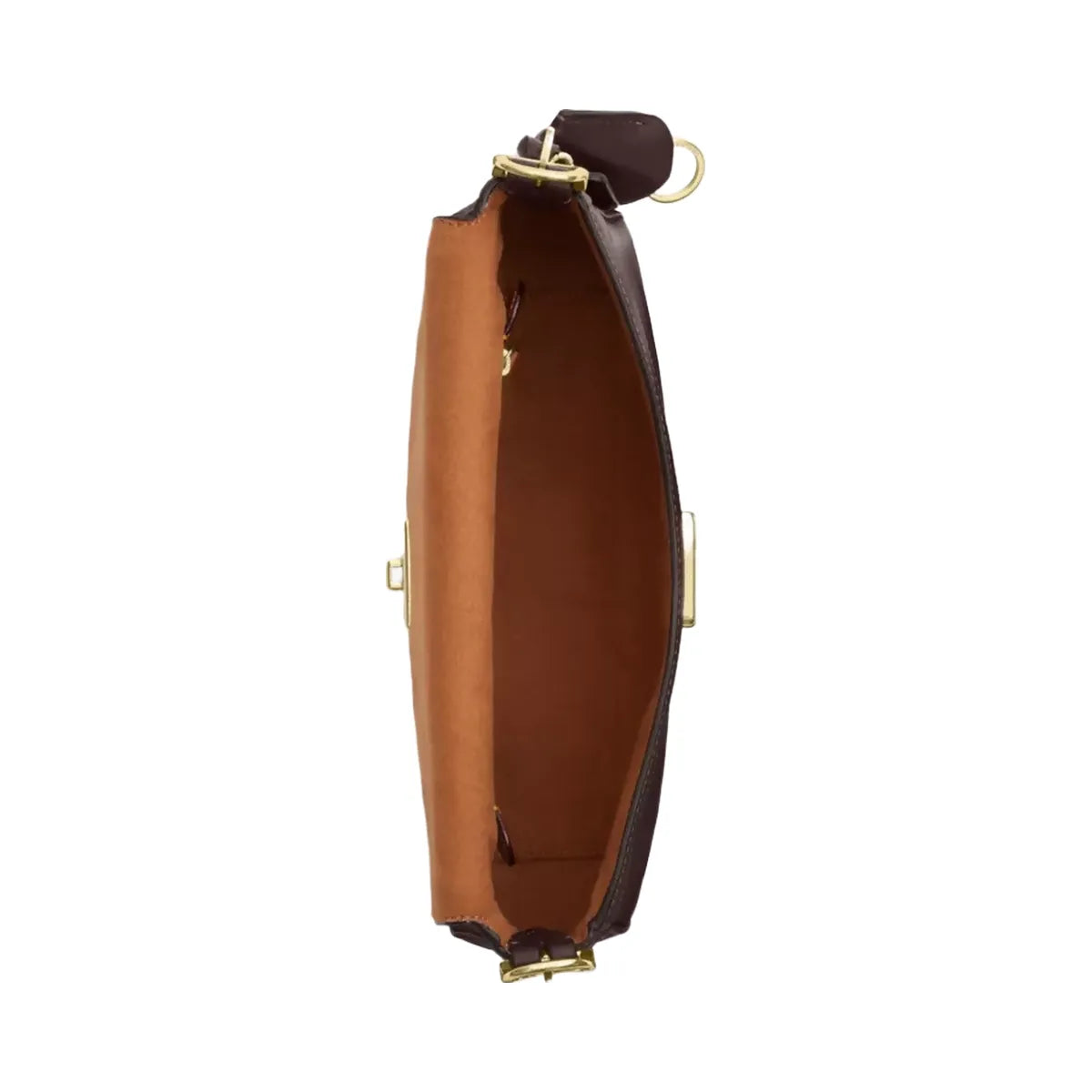 Coach Etta Small Flap Shoulder Bag in Gold Espresso