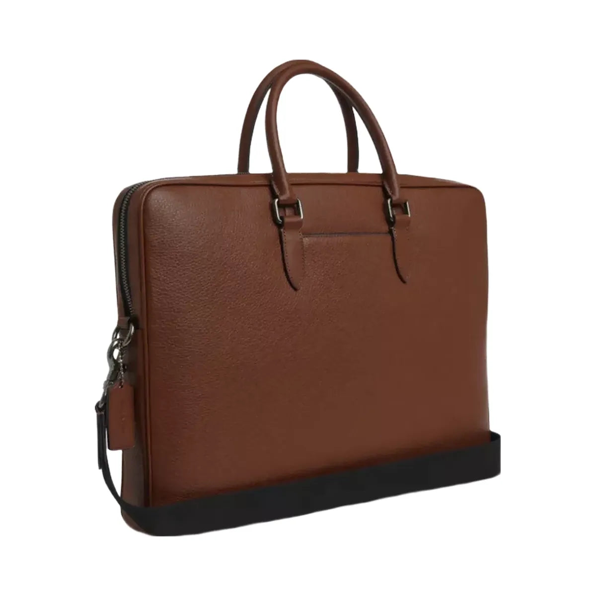 Coach Ethan Large Brief in Gunmetal Saddle