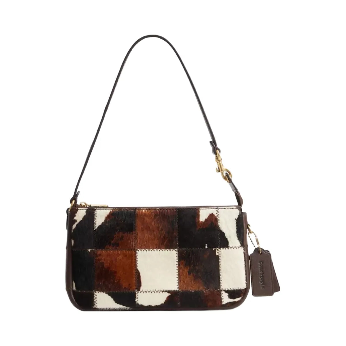 Coach Plaza Bag In Upcrafted Haircalf With Cow Print in Multi