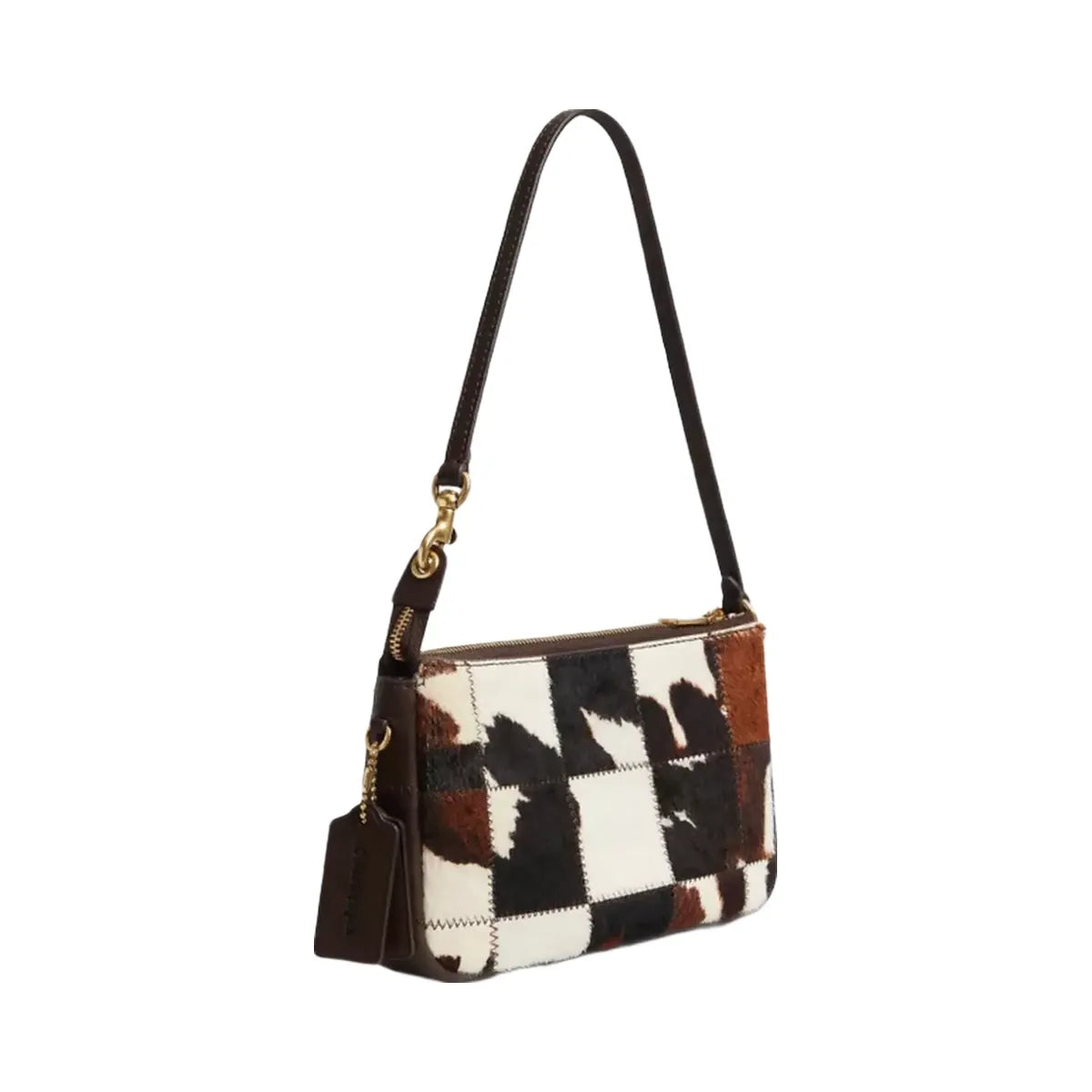 Coach Plaza Bag In Upcrafted Haircalf With Cow Print in Multi