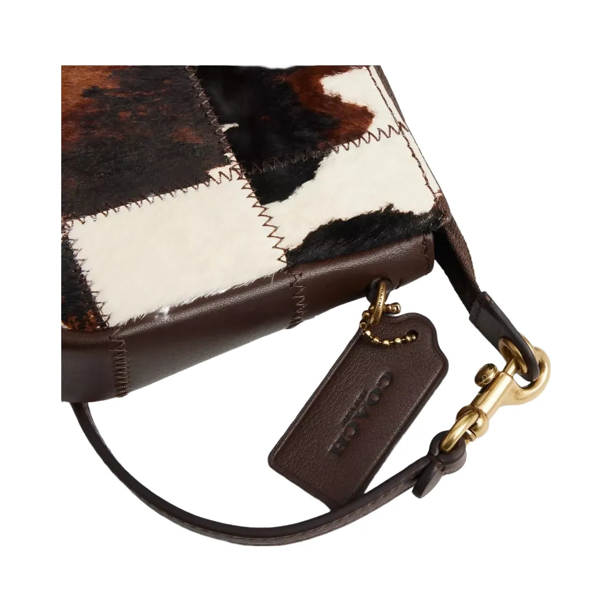 Coach Plaza Bag In Upcrafted Haircalf With Cow Print in Multi