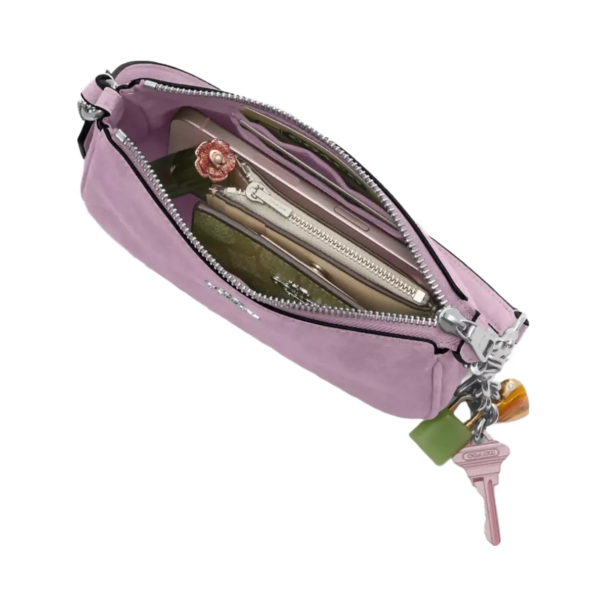 Coach Nolita 19 in Silver Light Violet