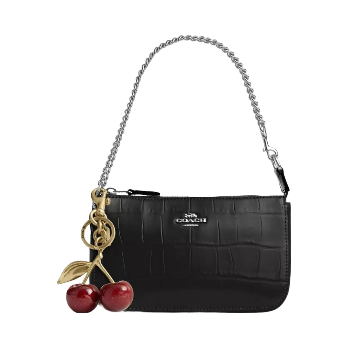Coach Nolita 19 in Silver Black