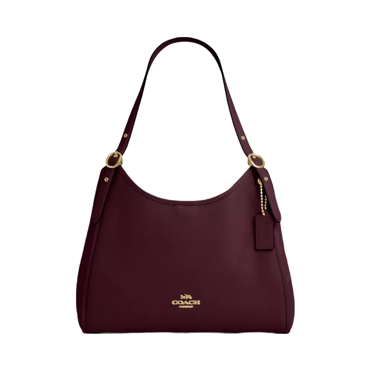 Coach Erin Shoulder Bag in Gold Dark Wine
