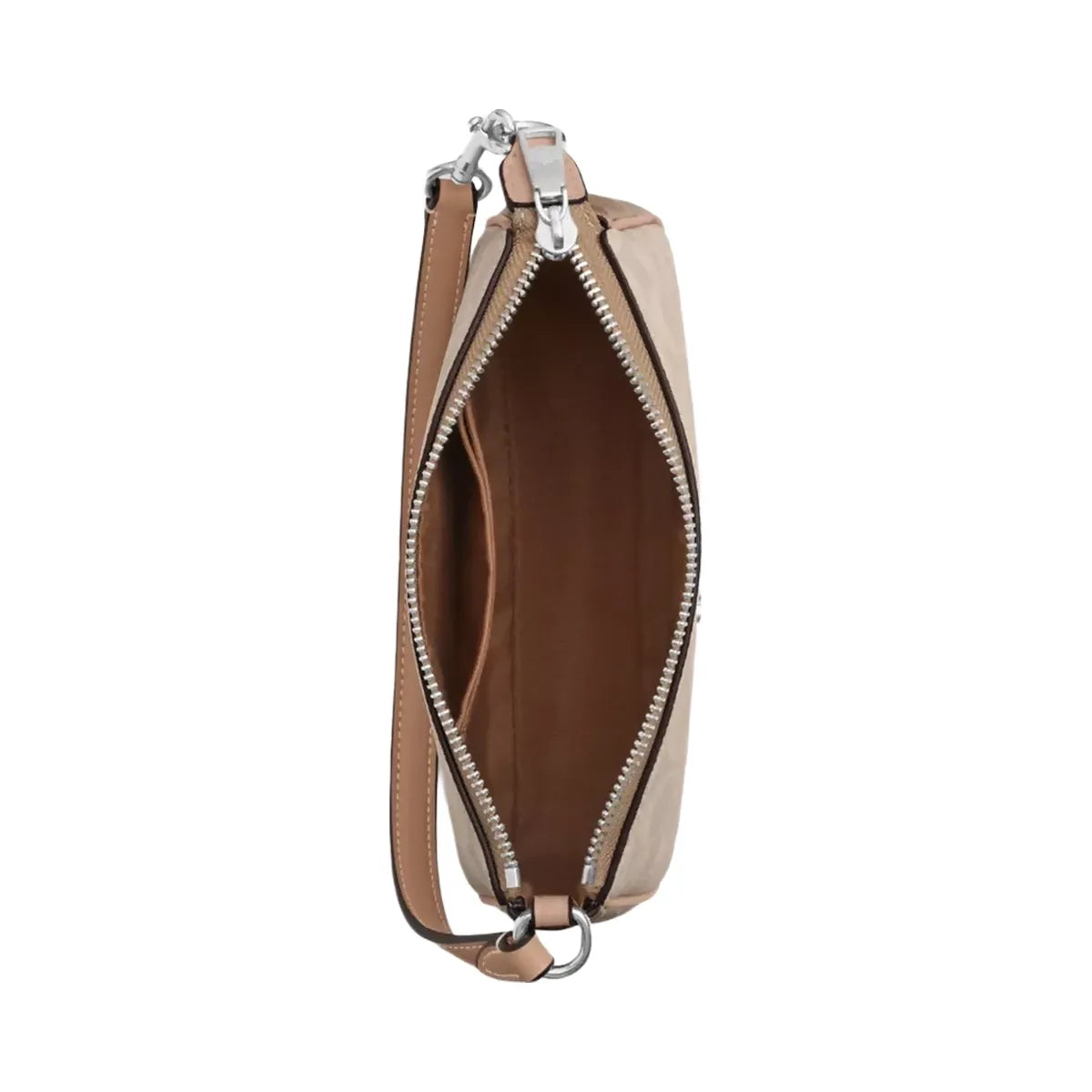 Coach Nolita 19 In Blocked Signature Canvas in Silver Sand Taupe Multi