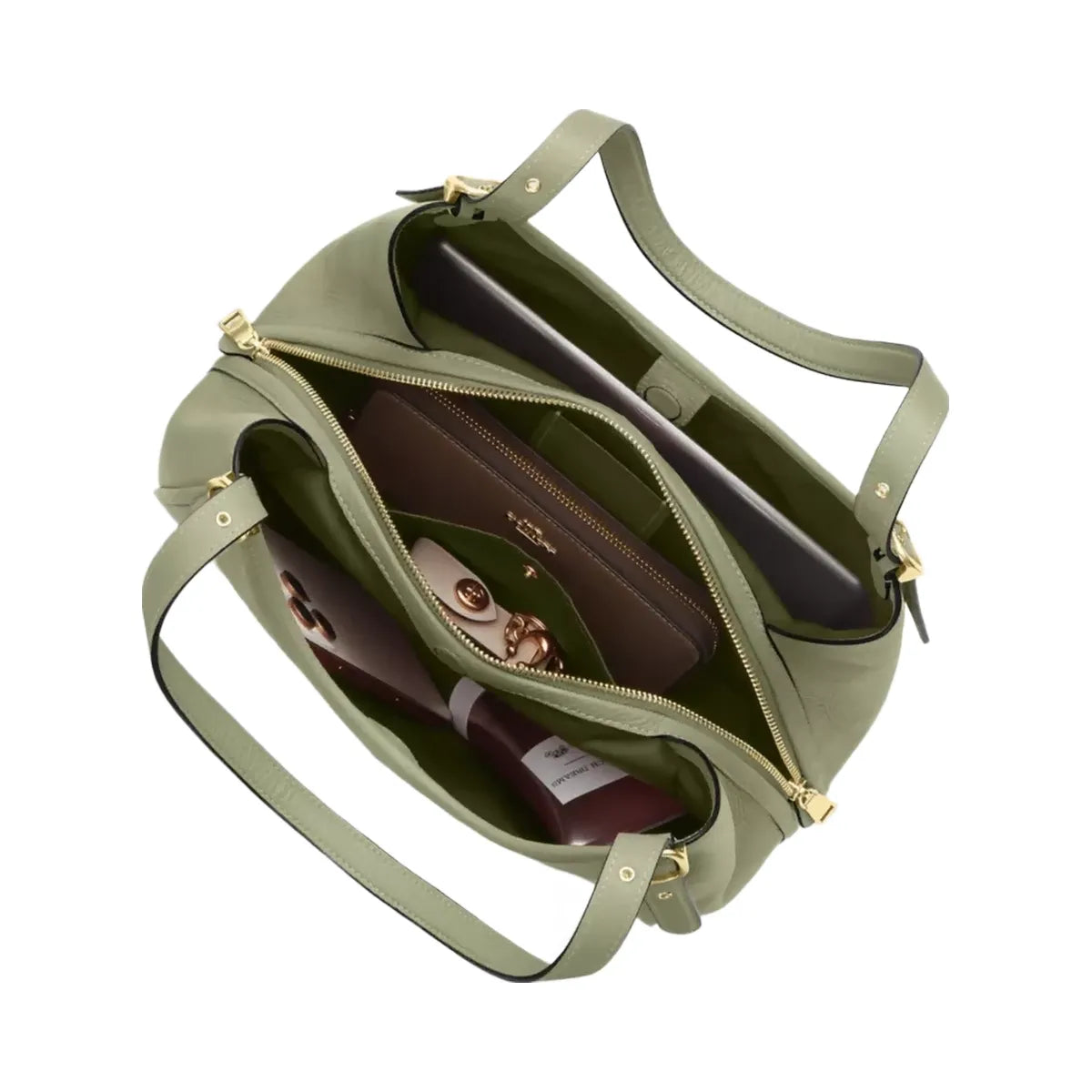 Coach Erin Shoulder Bag in Gold Pistachio
