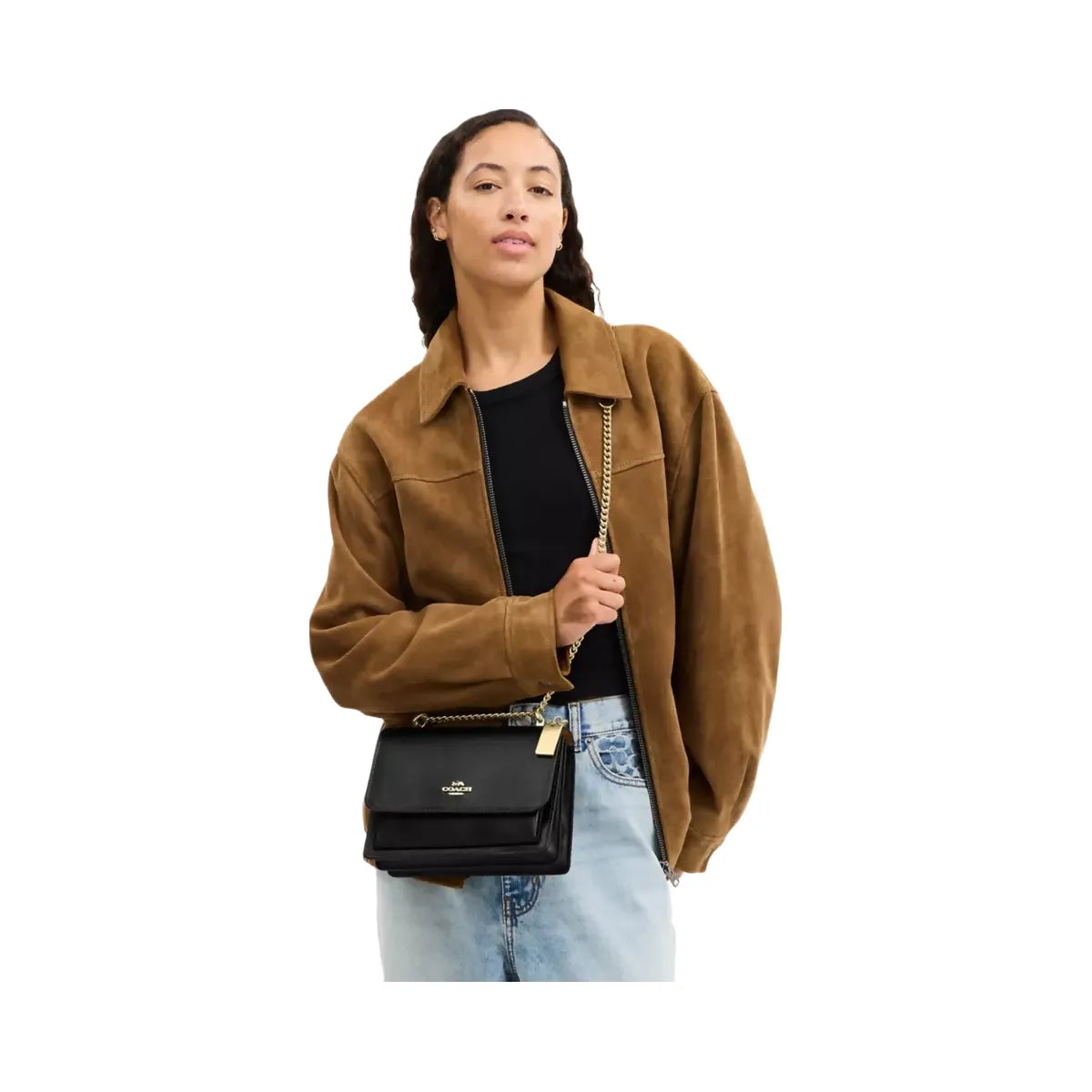 Coach Klare Crossbody Bag in Gold Black