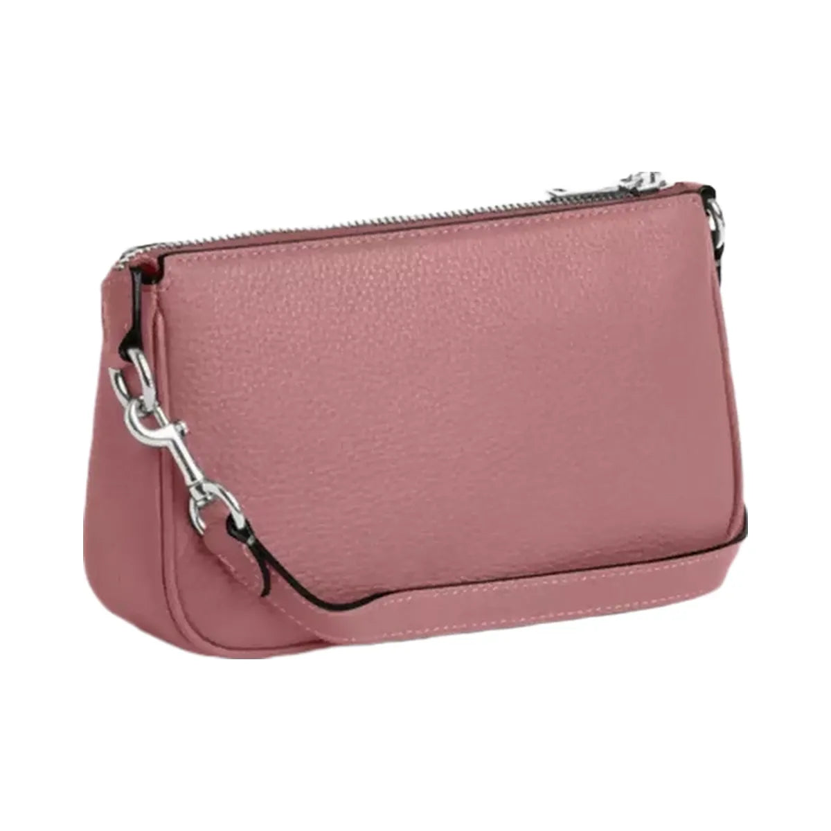 Coach Nolita 19 in Silver Dusty Pink