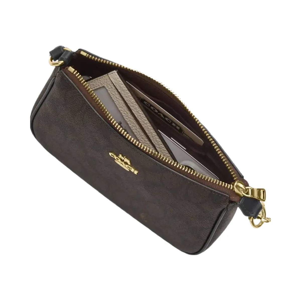 Coach Nolita 19 In Signature Canvas in Silver Iris