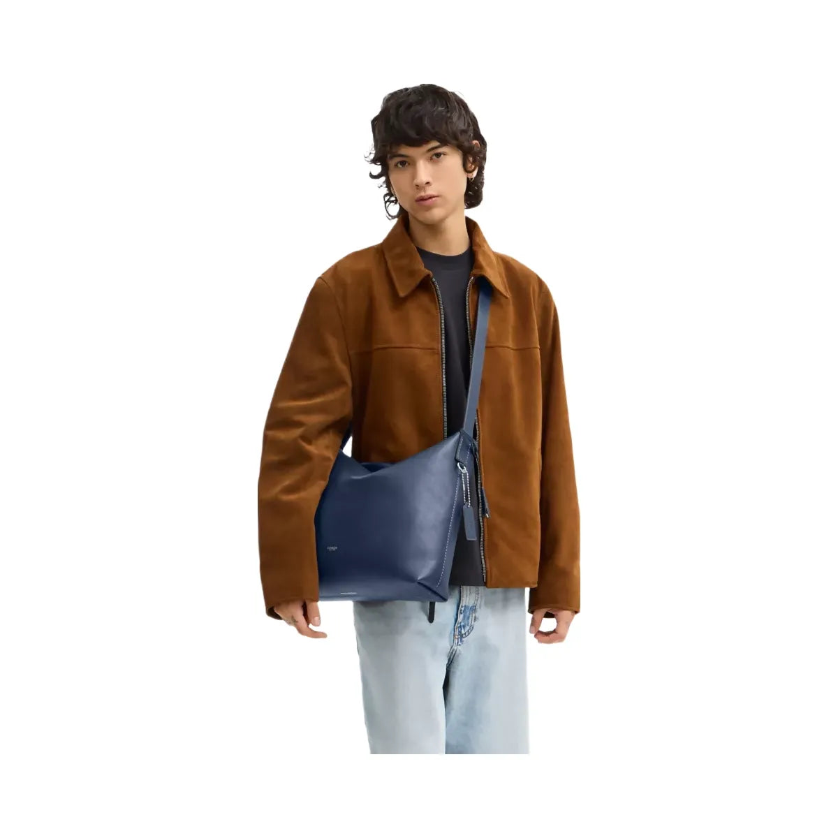Coach Mott Messenger Bag 38 in Navy