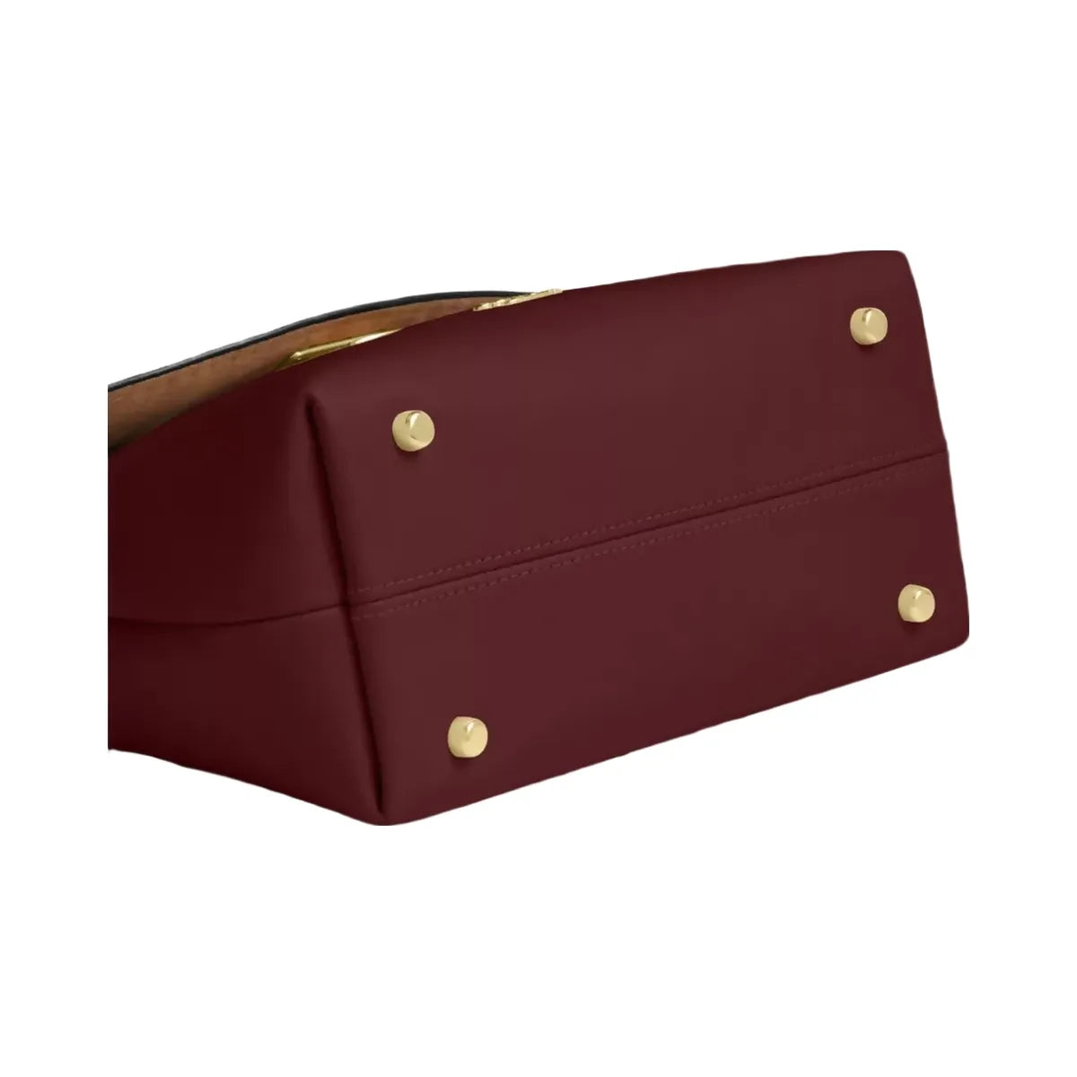 Coach Emory Top Handle Bag in Gold Maroon