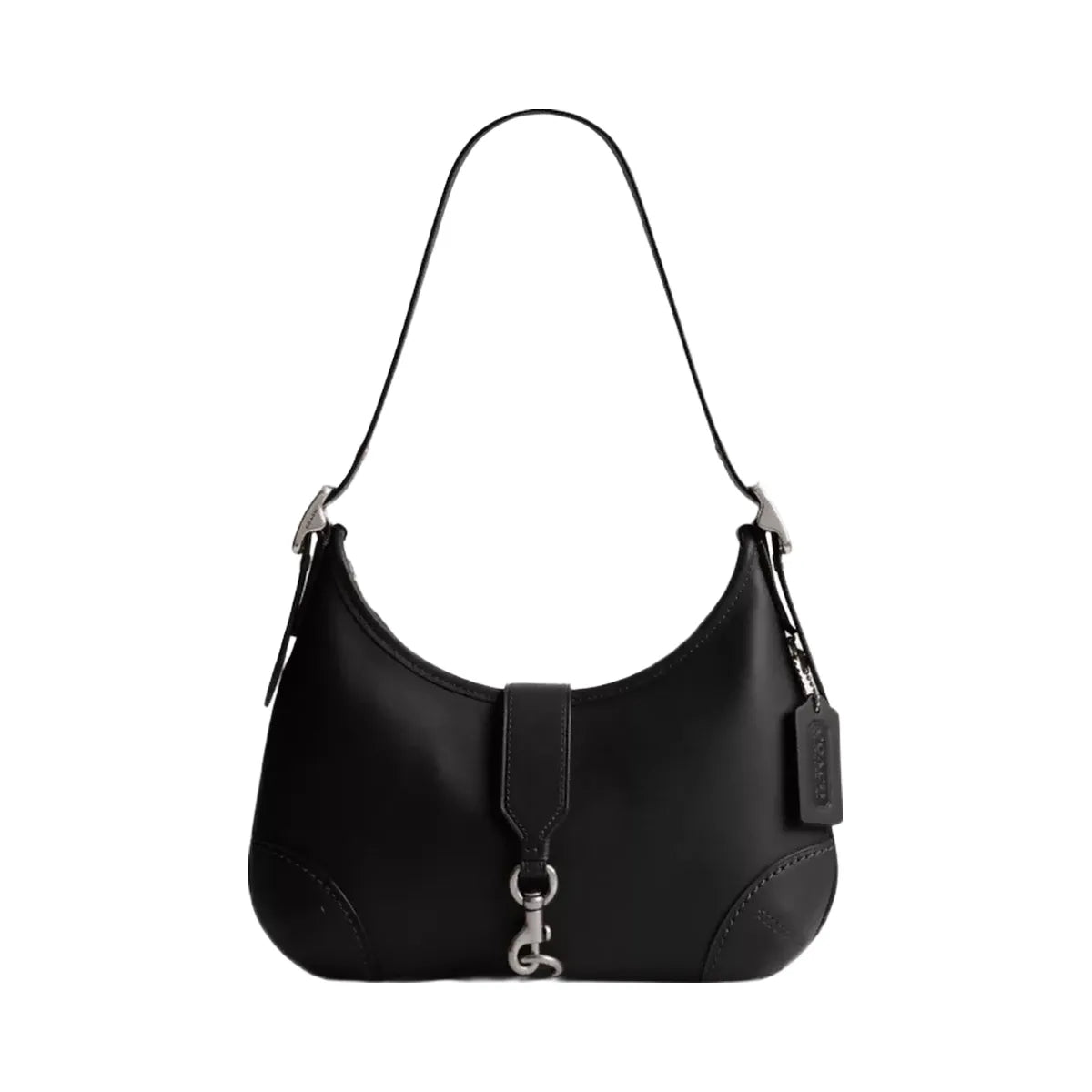 Coach Hamptons Hobo Bag in Silver Black