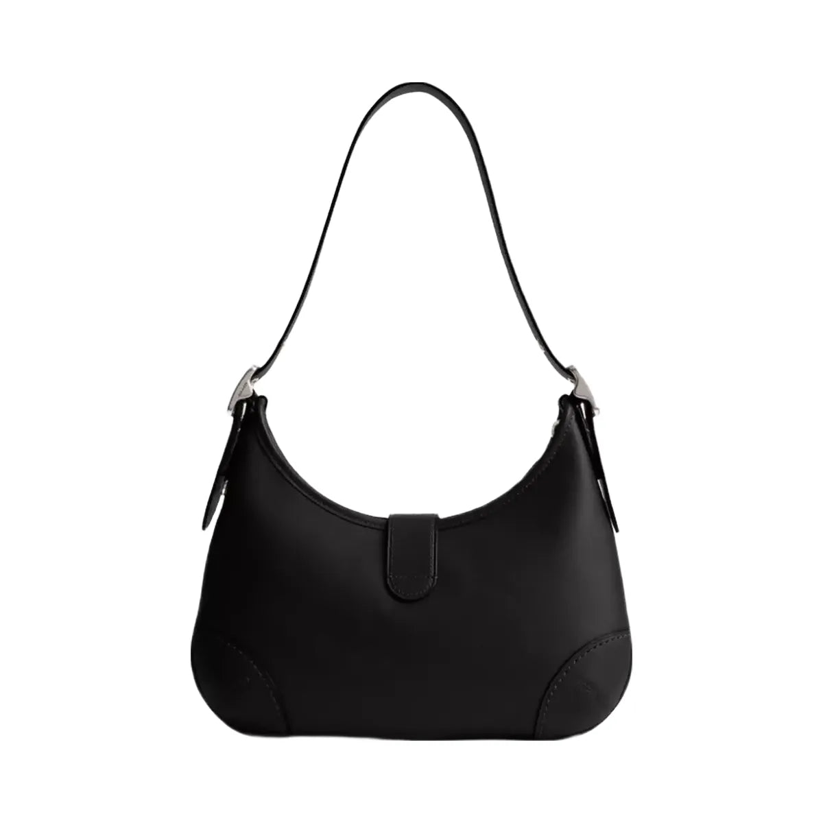 Coach Hamptons Hobo Bag in Silver Black
