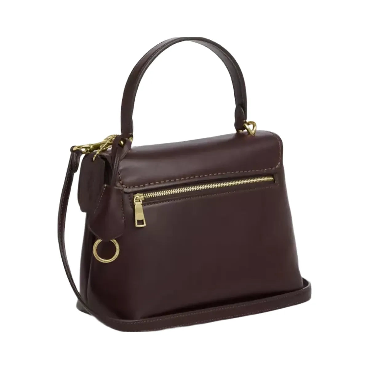 Coach Emory Top Handle Bag in Gold Espresso