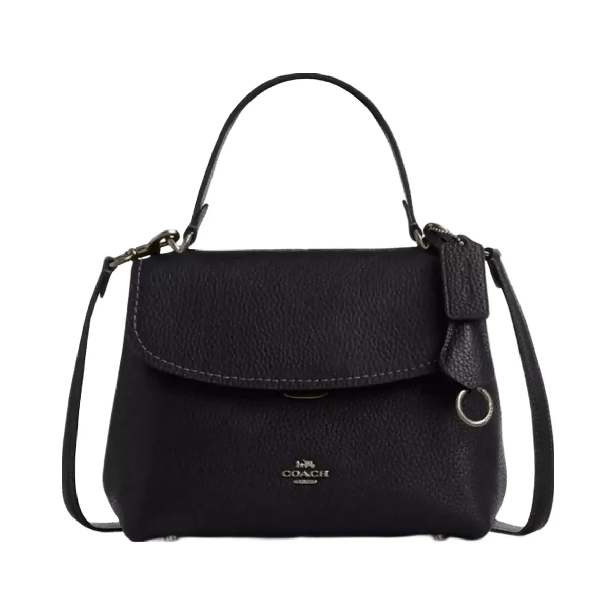 Coach Emory Top Handle Bag in Gunmetal Black