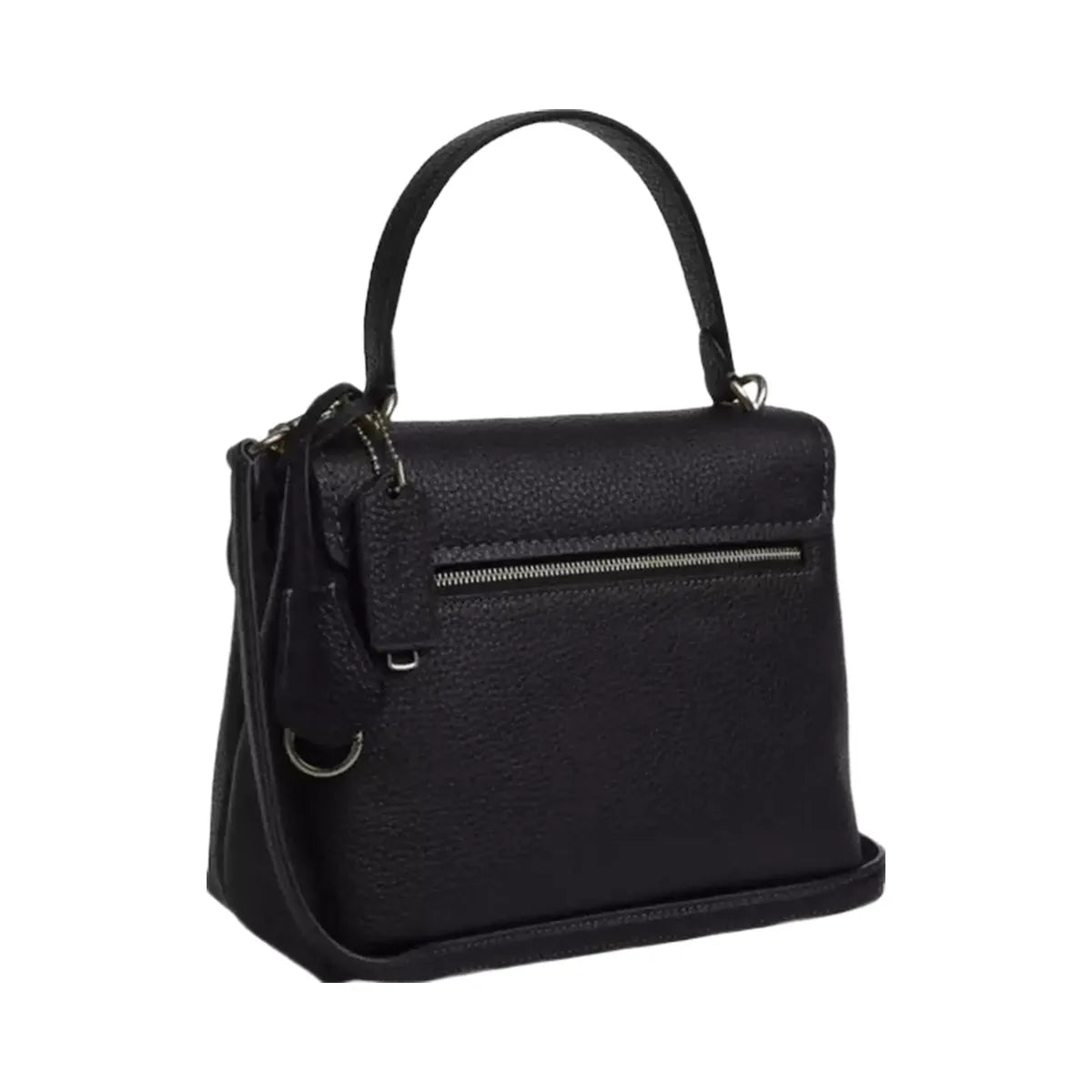 Coach Emory Top Handle Bag in Gunmetal Black