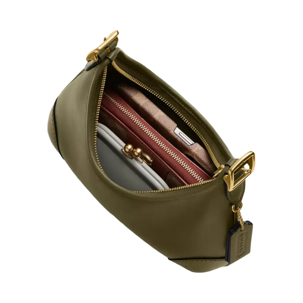 Coach Hamptons Hobo Bag in Brass Olive