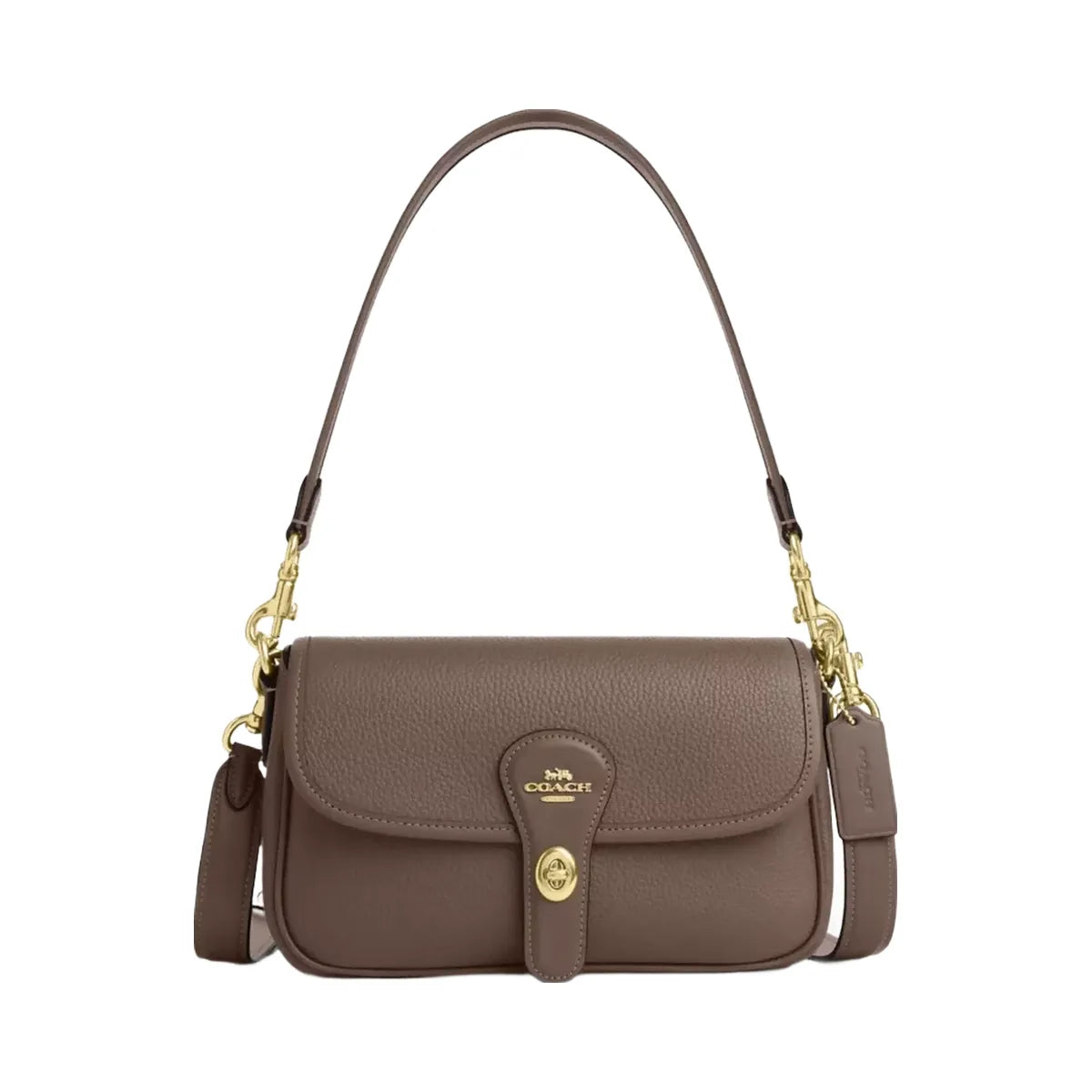 Coach Hadley Shoulder Bag in Gold Dark Stone