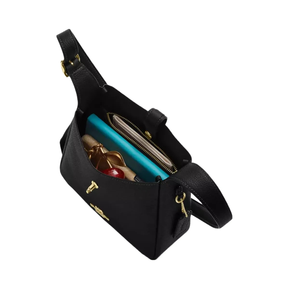 Coach Hadley Mini Crossbody Bag in Gold Chalk