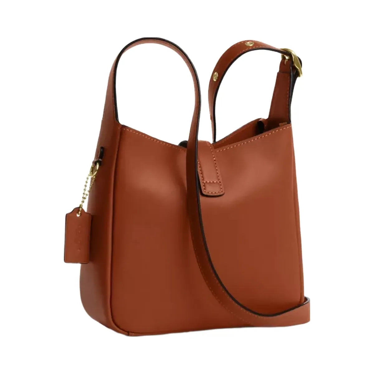 Coach Hadley Mini Crossbody Bag in Gold Tan