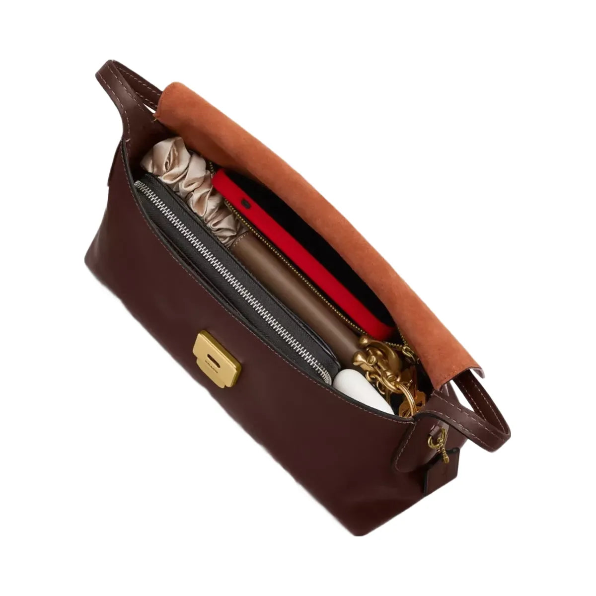Coach Chelsea Shoulder Bag 30 in Brass Maple